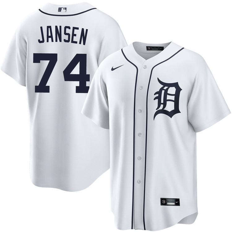 Kenley Jansen Detroit Tigers Home Jersey by NIKE® | Official MLBÂ®