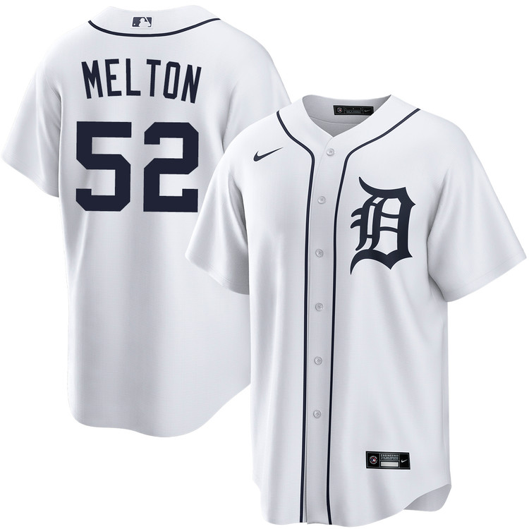 Troy Melton Detroit Tigers Home Jersey by NIKE® | Official MLBÂ®