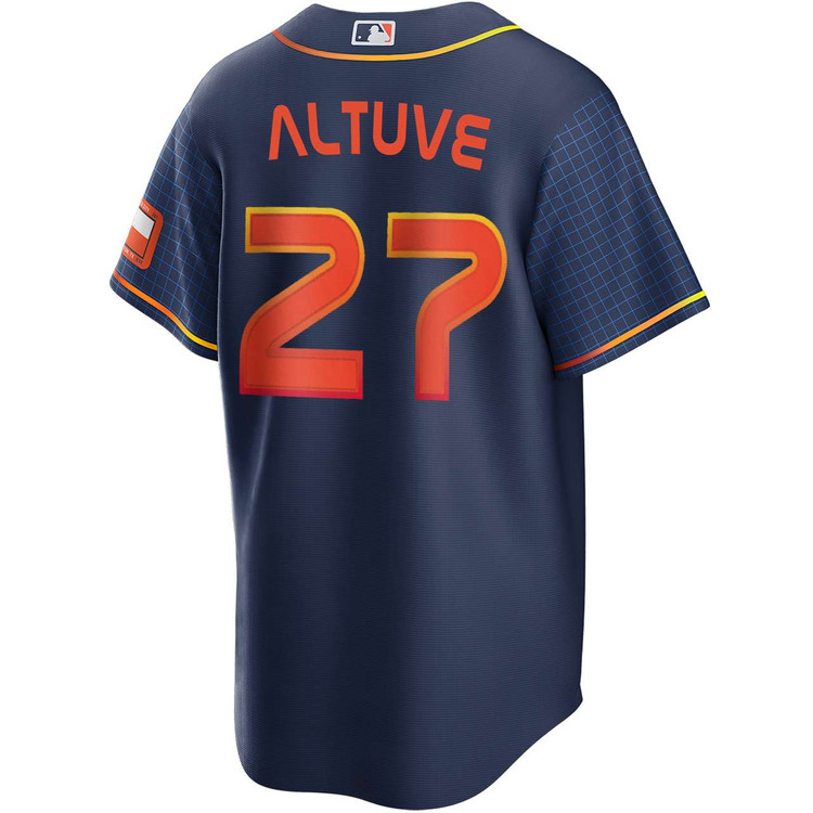 Jose Altuve Houston Astros City Connect Space City Jersey by NIKE