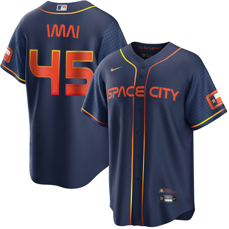 Tatsuya Imai Houston Astros City Connect Space City Jersey by NIKE