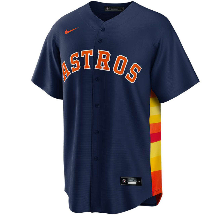 Yordan Alvarez Houston Astros Alternate Navy Jersey by NIKE