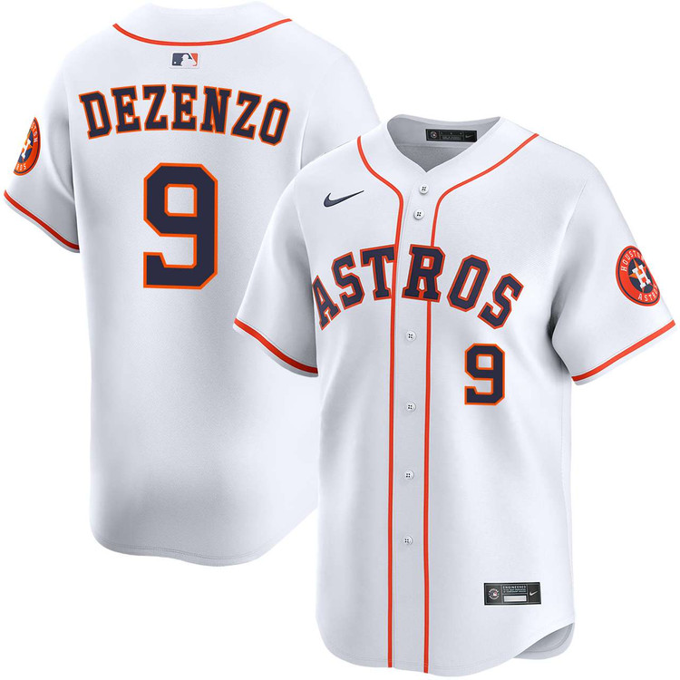Nike Houston Astros ユニフォーム Zach Dezenzo Houston Astros Home Limited Jersey by NIKE