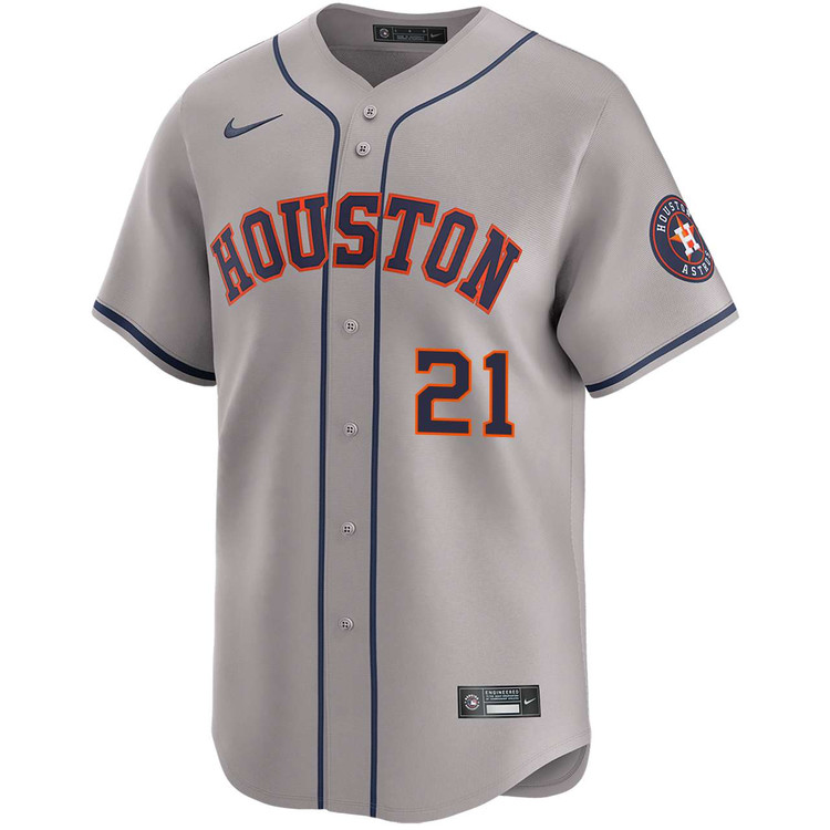 Yainer Diaz Houston Astros Road Limited Jersey by NIKE® | Official