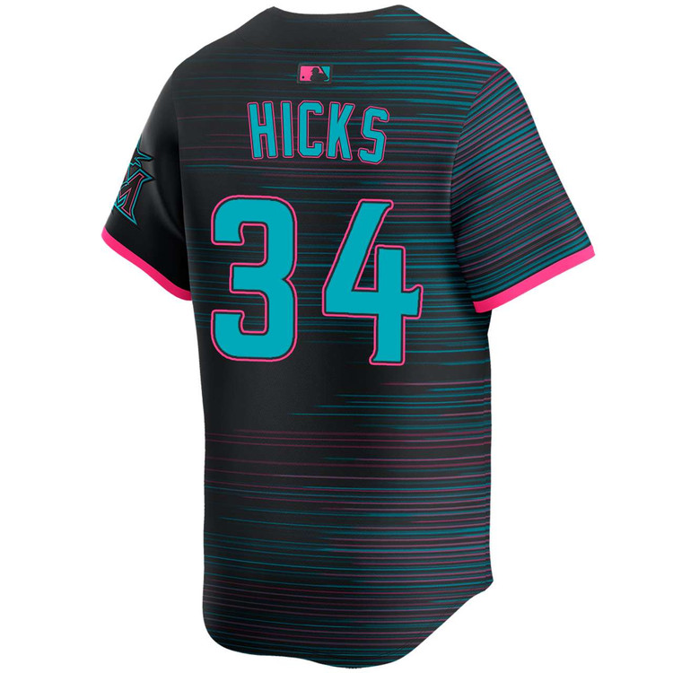 Liam Hicks Miami Marlins City Connect Limited Jersey by NIKE