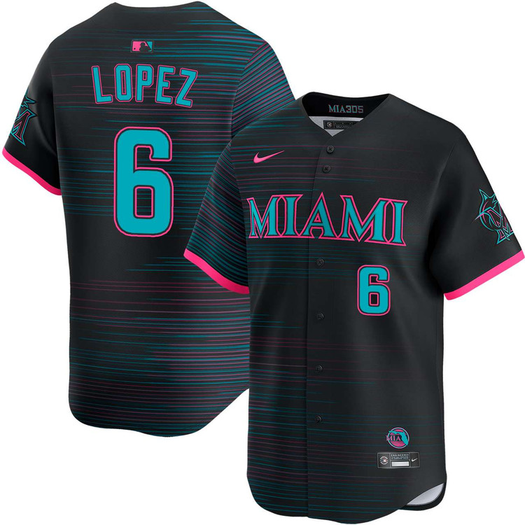 Otto Lopez Miami Marlins City Connect Limited Jersey by NIKE