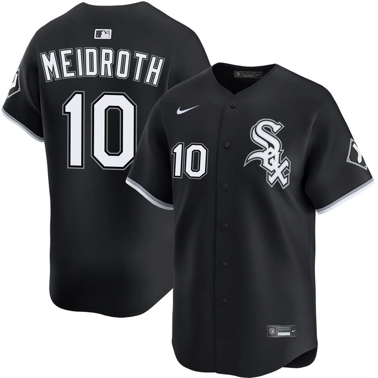 Chase Meidroth Chicago White Sox Alternate Black Limited Jersey by