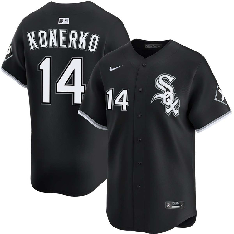 Chicago White Sox ユニフォーム Paul Konerko Chicago White Sox Alternate Black Limited Jersey by