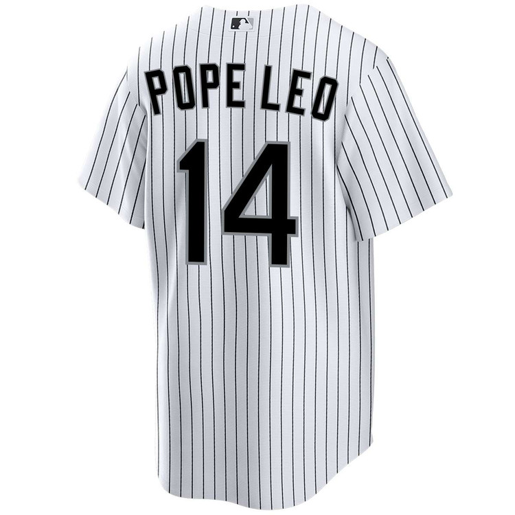 Pope Leo XIV Chicago White Sox Youth Home Jersey by NIKE