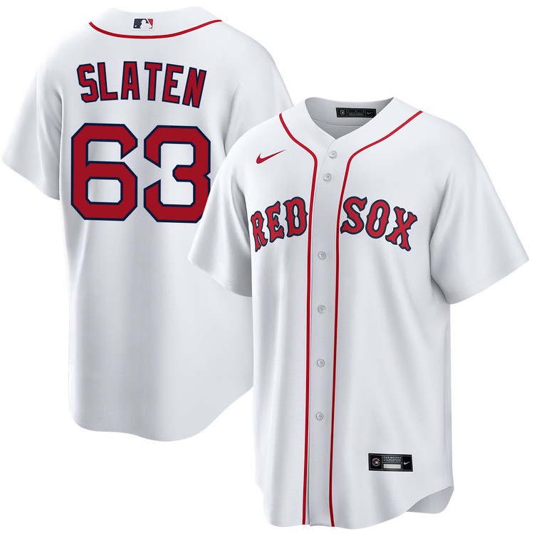 Justin Slaten Boston Red Sox Home Jersey by NIKE® | Official MLB®