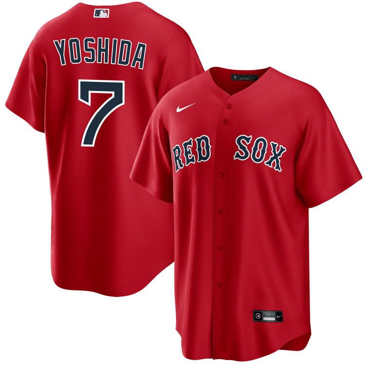 Masataka Yoshida Boston Red Sox Alternate Red Jersey by NIKE
