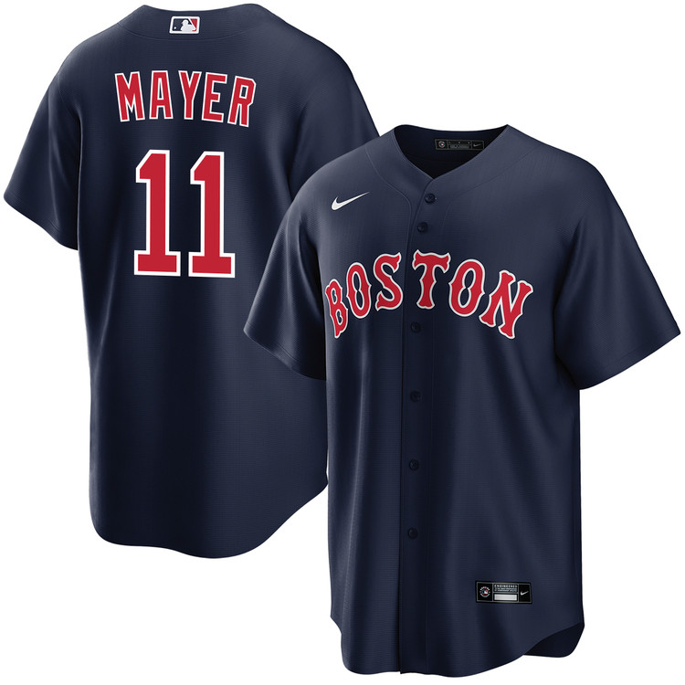 Nike Red Sox ユニフォーム 背番号11 Marcelo Mayer Boston Red Sox Alternate Navy Jersey by NIKE