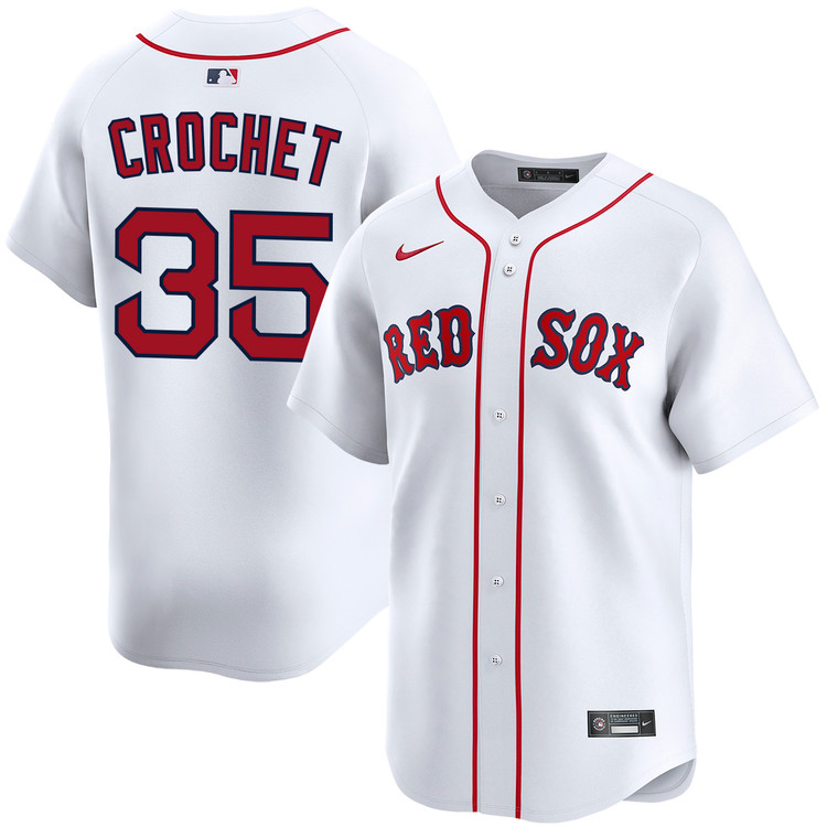 Garrett Crochet Boston Red Sox Home Limited Jersey by NIKE