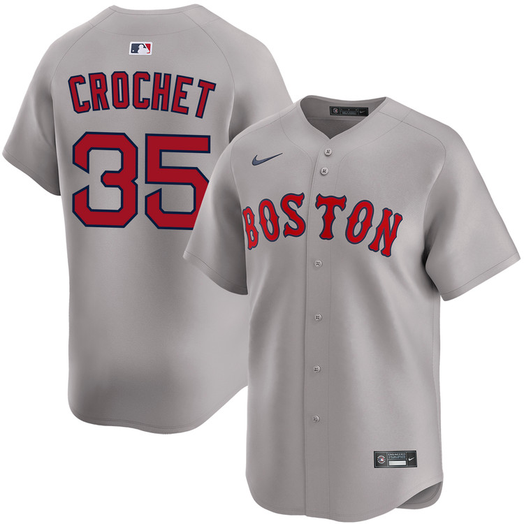 Garrett Crochet Boston Red Sox Road Limited Jersey by NIKE