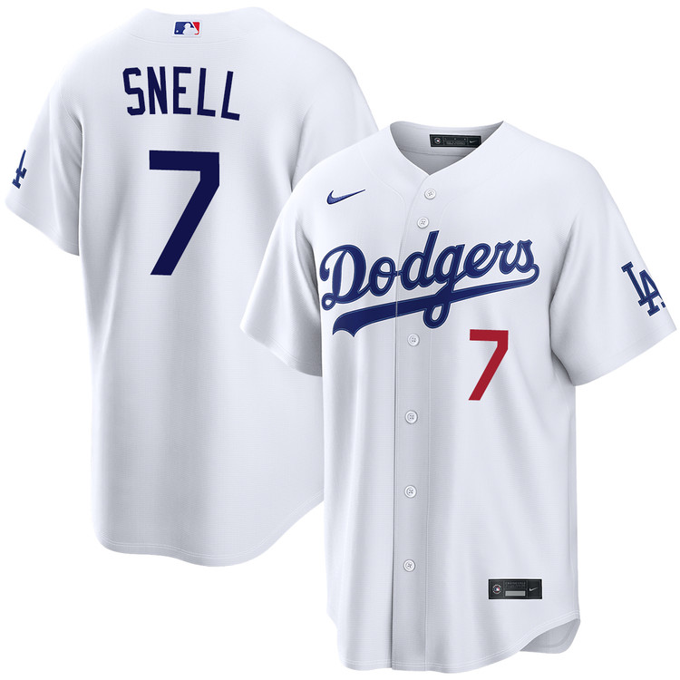Blake Snell Los Angeles Dodgers Home Stadium Jersey by NIKE