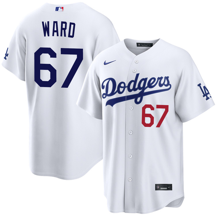 Ryan Ward Los Angeles Dodgers Home Stadium Jersey by NIKE