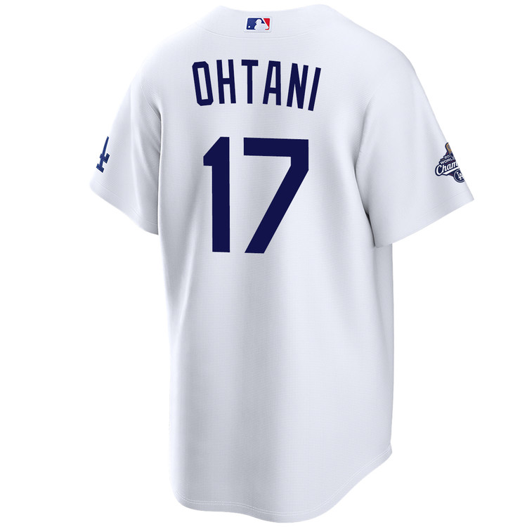 Shohei Ohtani Los Angeles Dodgers Home World Series Champions
