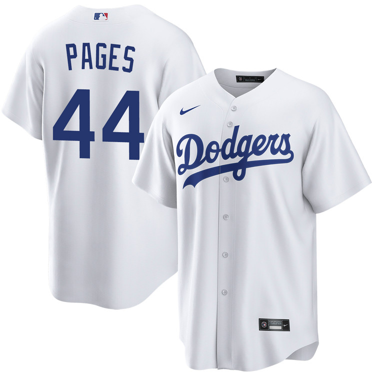 ウェア MLB DODGERS COTTON BASEBALL S/S Andy Pages Los Angeles Dodgers Home Jersey by NIKE® | Official MLB®