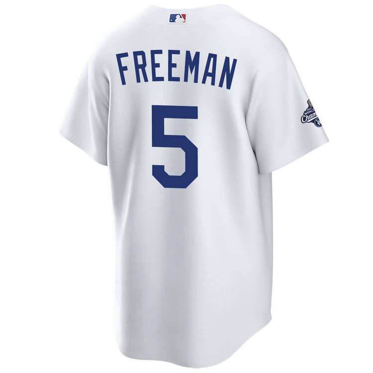Freddie Freeman Los Angeles Dodgers Home World Series Champions