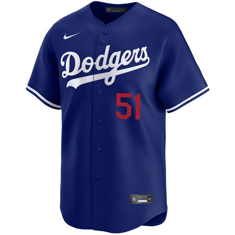 Alex Vesia Los Angeles Dodgers Alternate Royal Limited Jersey by