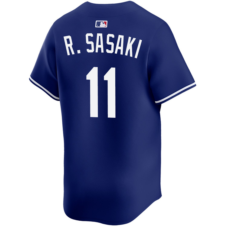 Roki Sasaki Los Angeles Dodgers Alternate Royal Limited Jersey by