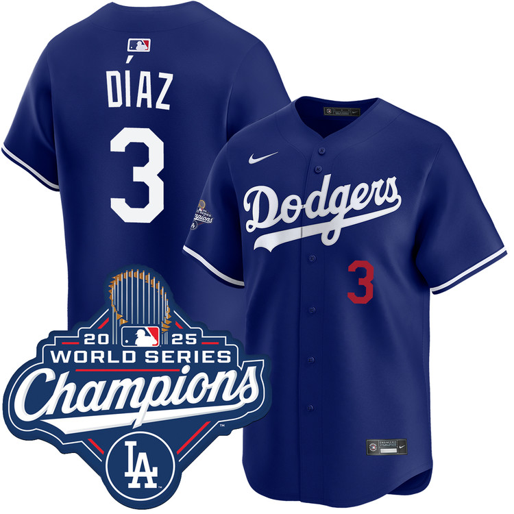 Edwin Díaz Los Angeles Dodgers Alternate Royal World Series