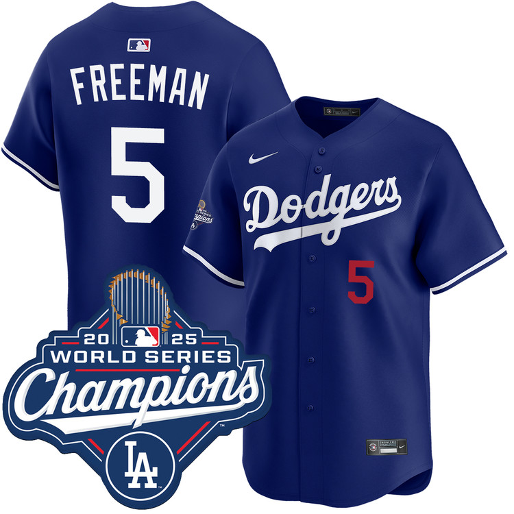 Freddie Freeman Los Angeles Dodgers Alternate Royal World Series