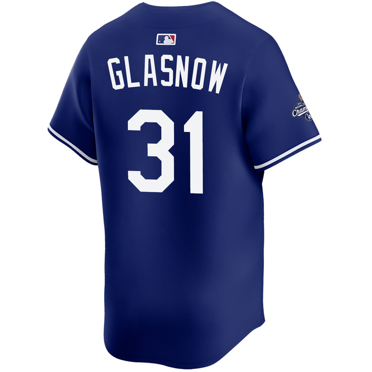 Tyler Glasnow Los Angeles Dodgers Alternate Royal World Series