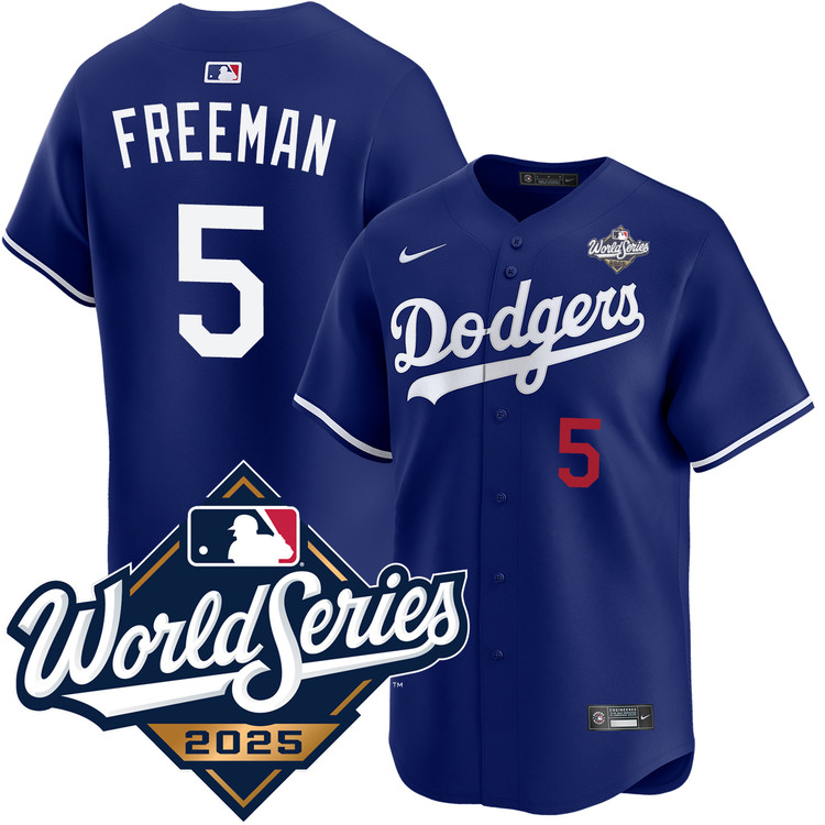 Freddie Freeman Los Angeles Dodgers Alternate Royal World Series 
