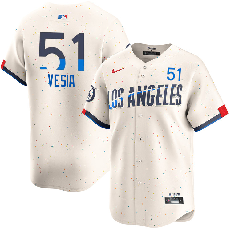 Alex Vesia Los Angeles Dodgers City Connect Limited Jersey by NIKE