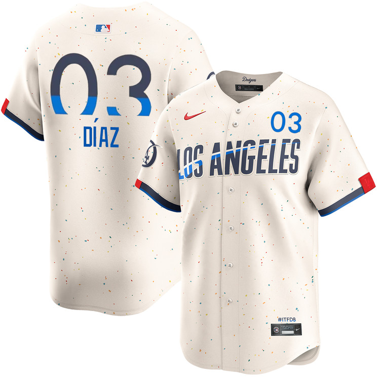 NIKEドジャース City Connect Limited ユニフォーム L Edwin Díaz Los Angeles Dodgers City Connect Limited Jersey by NIKE