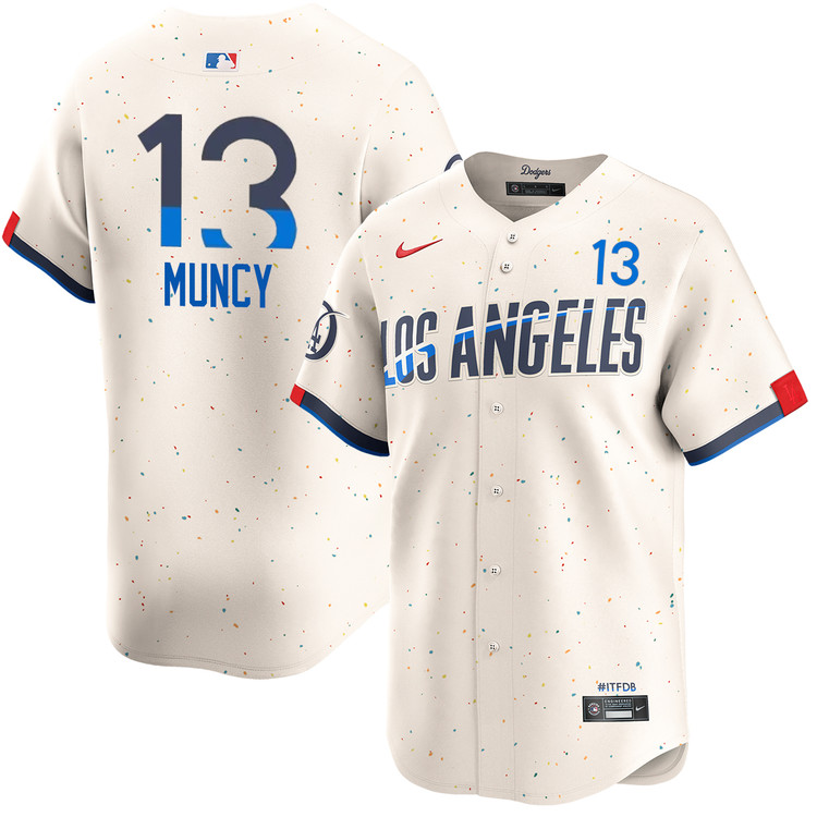 Max Muncy Los Angeles Dodgers City Connect Limited Jersey by NIKE