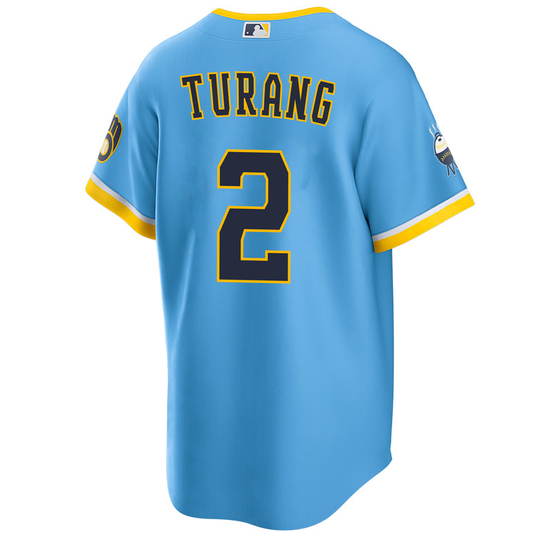Brice Turang Milwaukee Brewers City Connect Jersey by NIKE