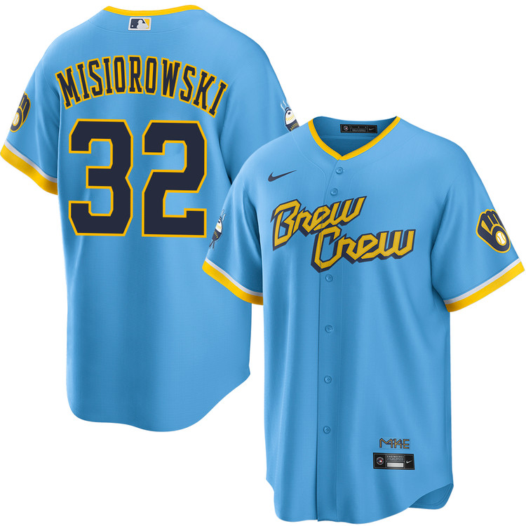 Jacob Misiorowski Milwaukee Brewers City Connect Jersey by NIKE