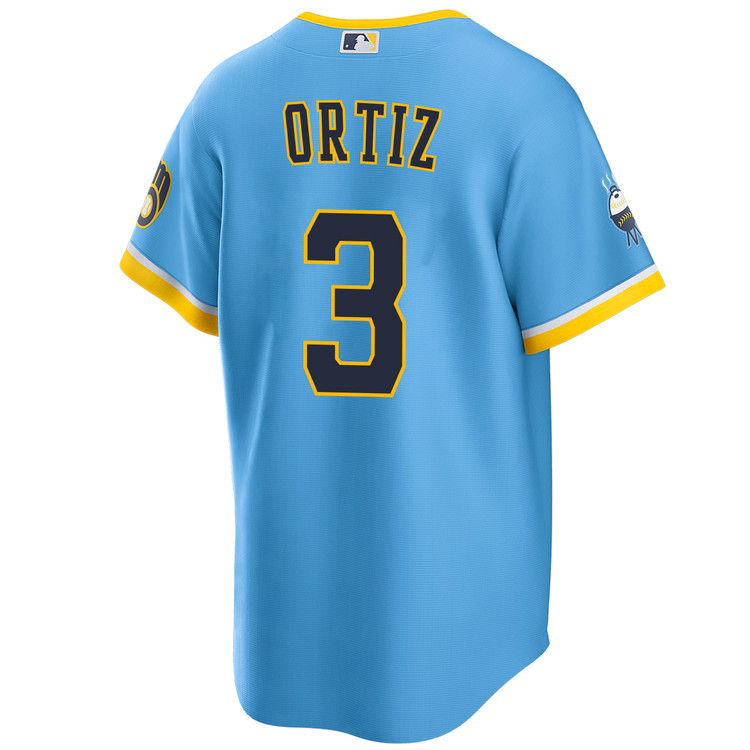 Joey Ortiz Milwaukee Brewers City Connect Jersey by NIKE