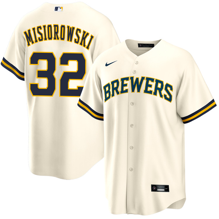 Jacob Misiorowski Milwaukee Brewers Home Jersey by NIKE