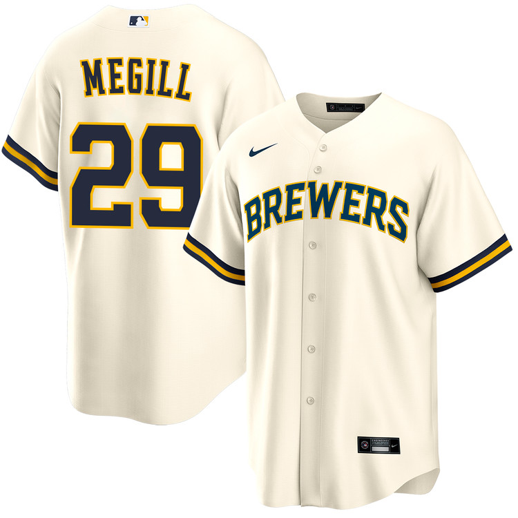 Trevor Megill Milwaukee Brewers Home Jersey by NIKE® | Official MLB®