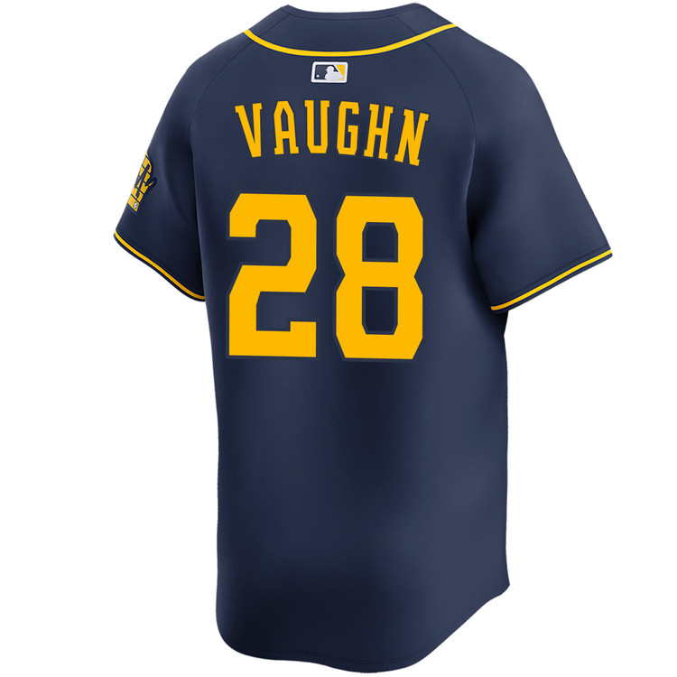 Andrew Vaughn Milwaukee Brewers Alternate Navy Limited Jersey by