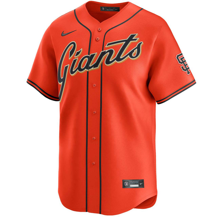 San Francisco Giants Alternate Orange Limited Jersey by NIKE