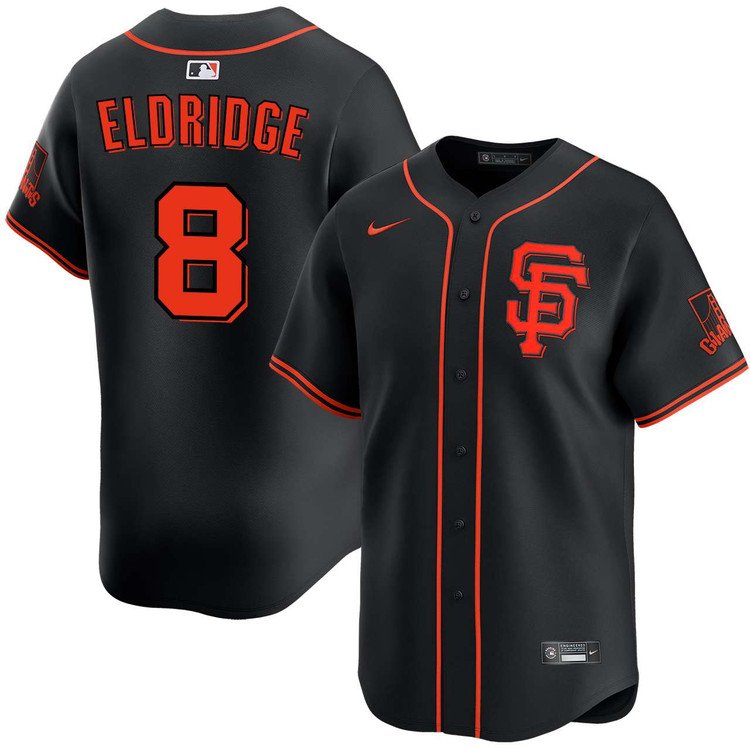 Bryce Eldridge San Francisco Giants Alternate Black Limited Jersey