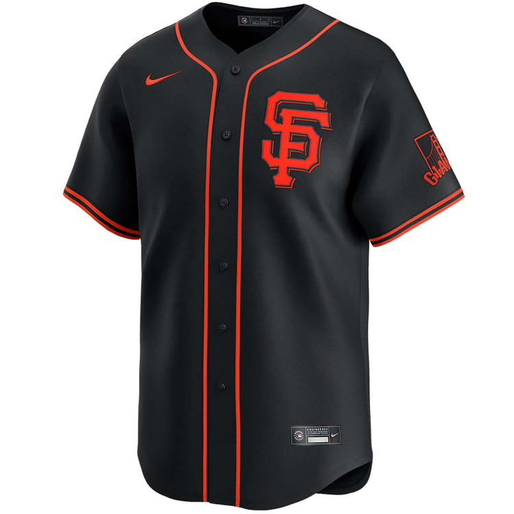 GIANTS OHTA 55 プロコレユニフォーム Heliot Ramos San Francisco Giants Alternate Black Limited Jersey