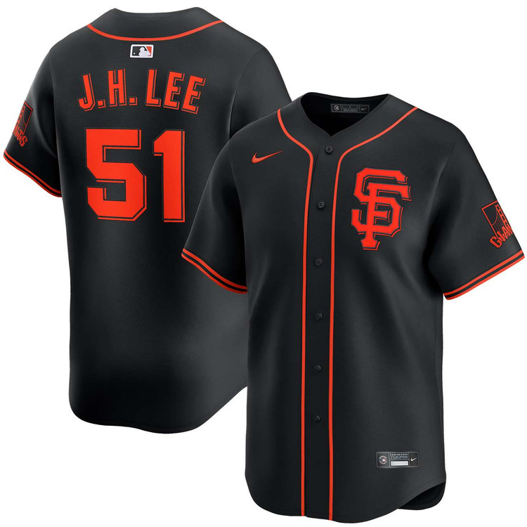 Jung Hoo Lee San Francisco Giants Alternate Black Limited Jersey