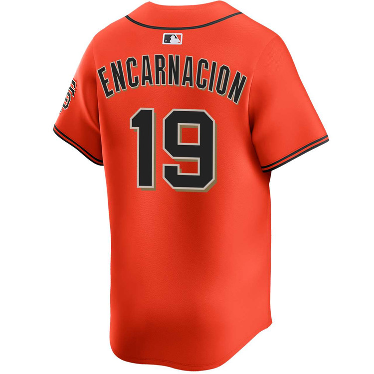 Jerar Encarnacion San Francisco Giants Alternate Orange Limited