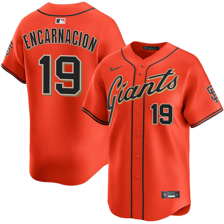 Jerar Encarnacion San Francisco Giants Alternate Orange Limited