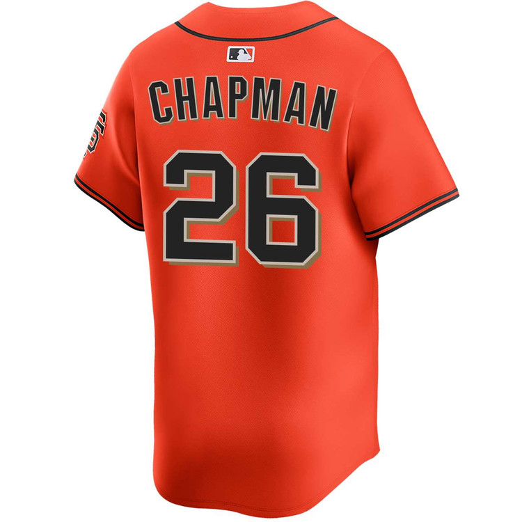 Matt Chapman San Francisco Giants Alternate Orange Limited Jersey