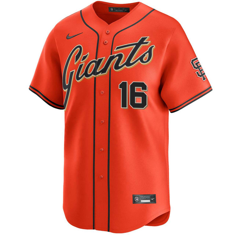 Rafael Devers San Francisco Giants Alternate Orange Limited Jersey