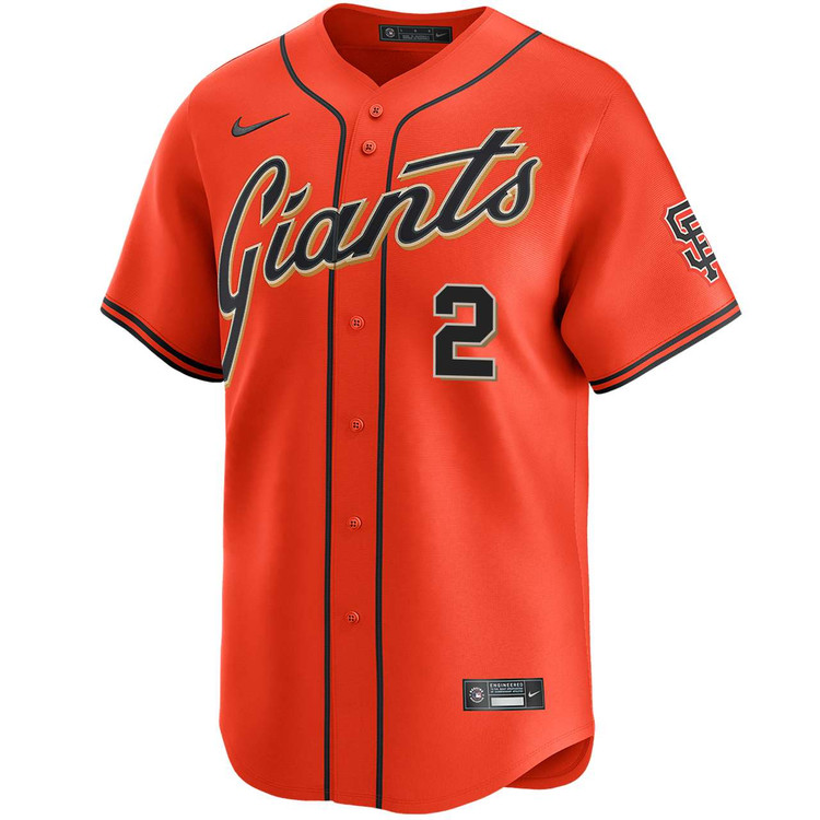 Willy Adames San Francisco Giants Alternate Orange Limited Jersey