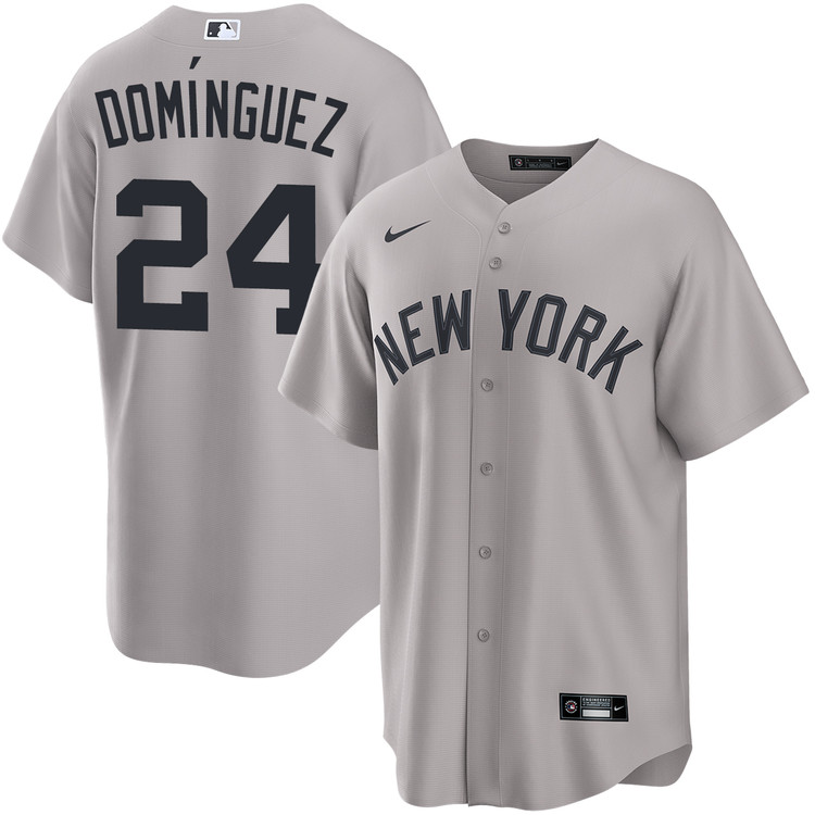 ビンテージ　NEW YORK Yankees ヤンキース　ユニフォーム グレー Jasson Domínguez New York Yankees Road Jersey by NIKE® | Official MLB®
