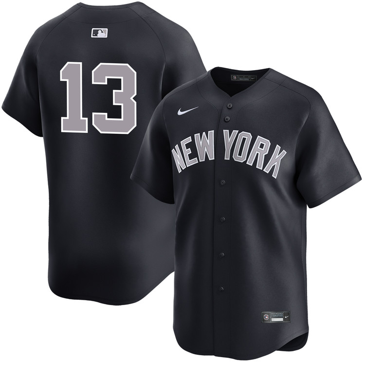 NIKE ニューヨークヤンキース ユニフォーム #13 M Jazz Chisholm Jr. New York Yankees Alternate Road Limited Player