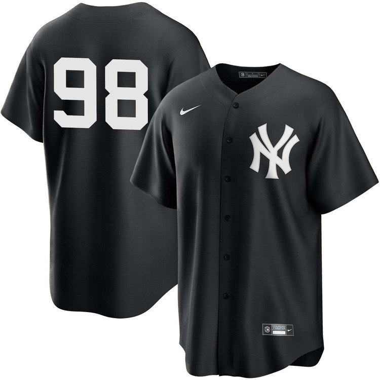 Will Warren New York Yankees Black Player Jersey by NIKE