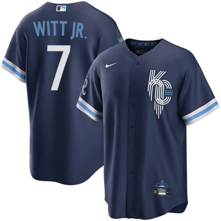 KITH 【美品】　メジャーリーグ選手Bobby Witt jr.着用アイテム Bobby Witt Jr. Kansas City Royals City Connect Jersey by NIKE